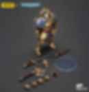 Thumbnail: JOYTOY Sigmar Stormcast Eternals Blacktalons Hendrick Silver Wolf Action Figure