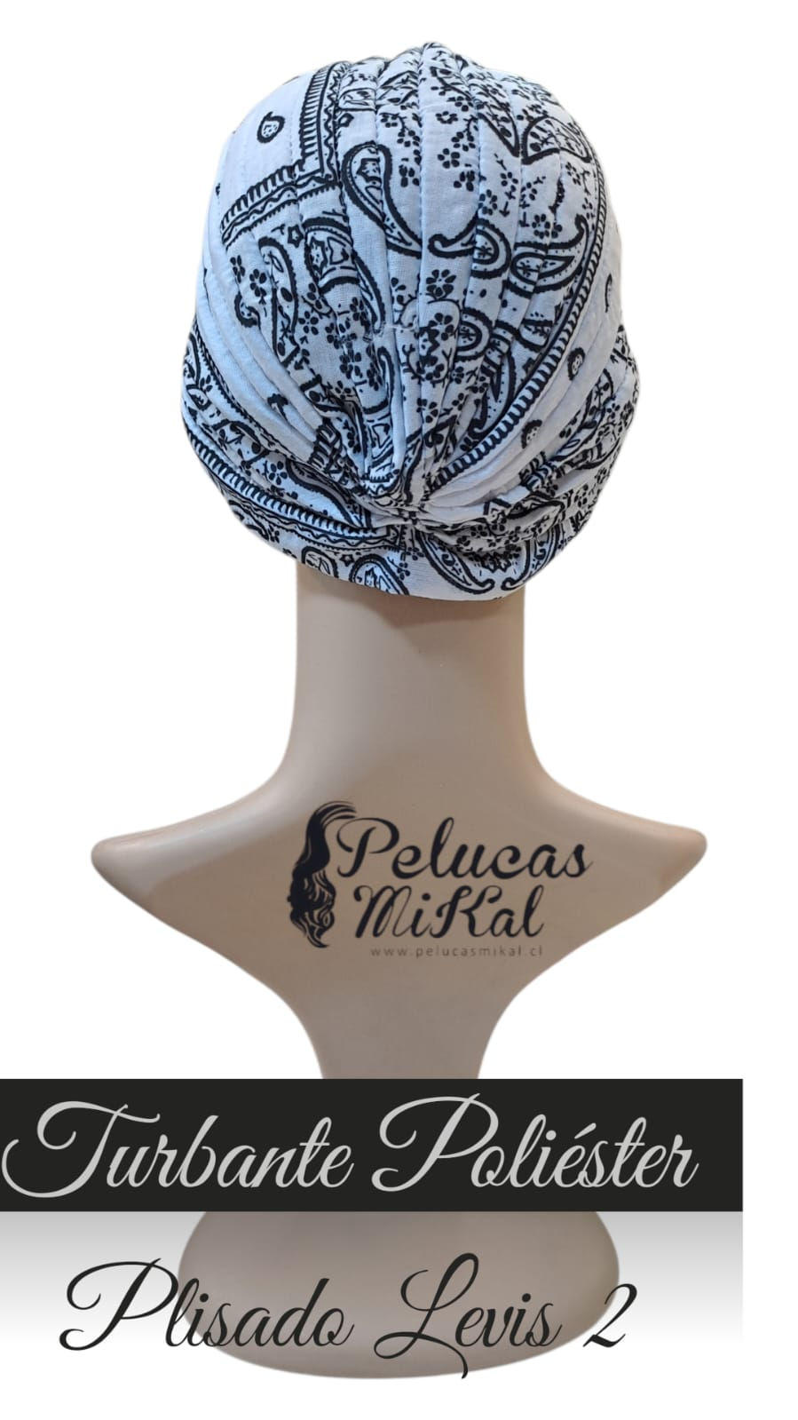 Miniatura: Turbante Poliéster Plisado Levis 2