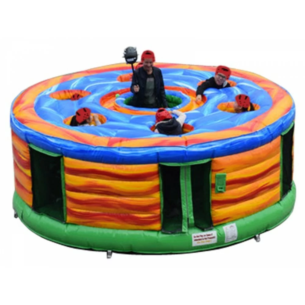 7 player Inflatable Human Whack A Mole game.