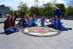 Mandala with Youth Work Ireland