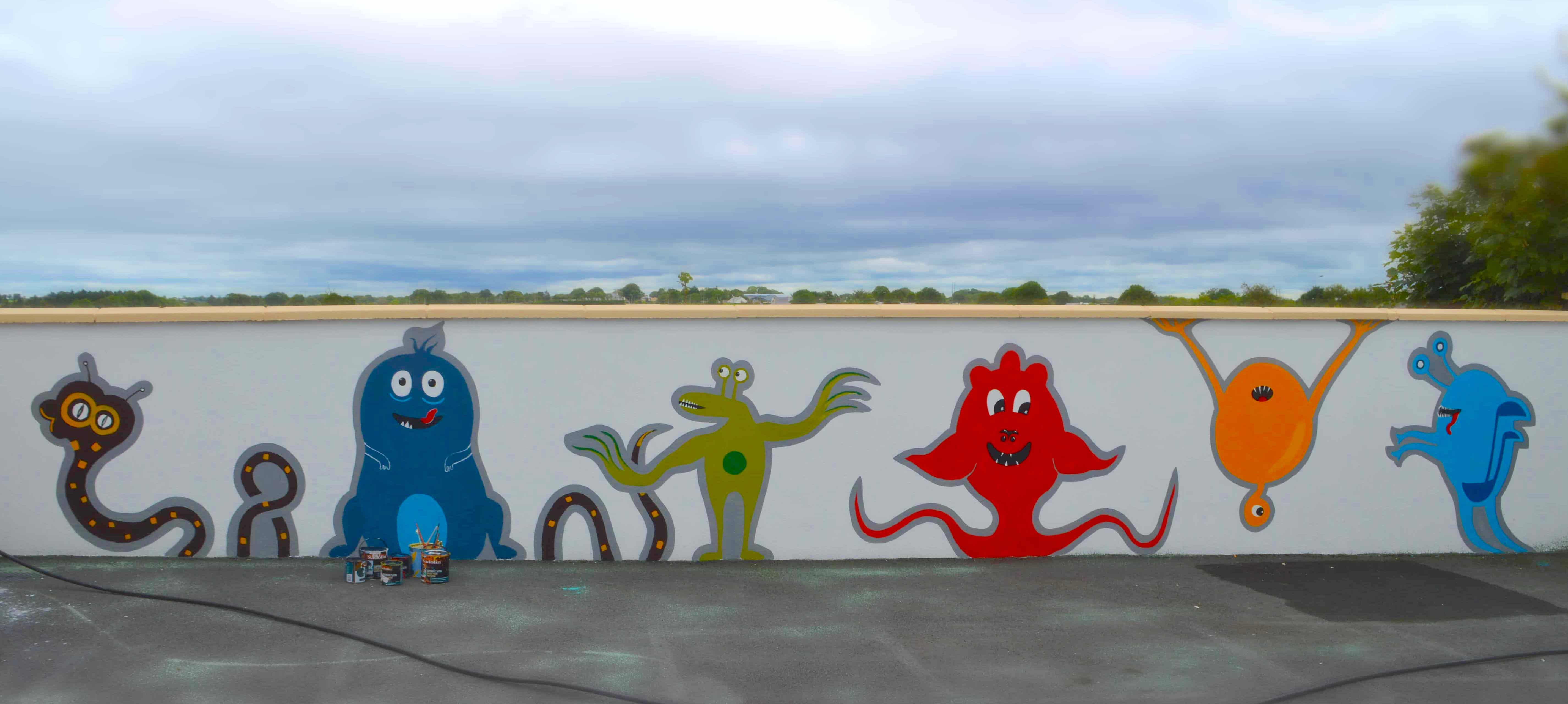 Artistic Mural at Play-school Mayo