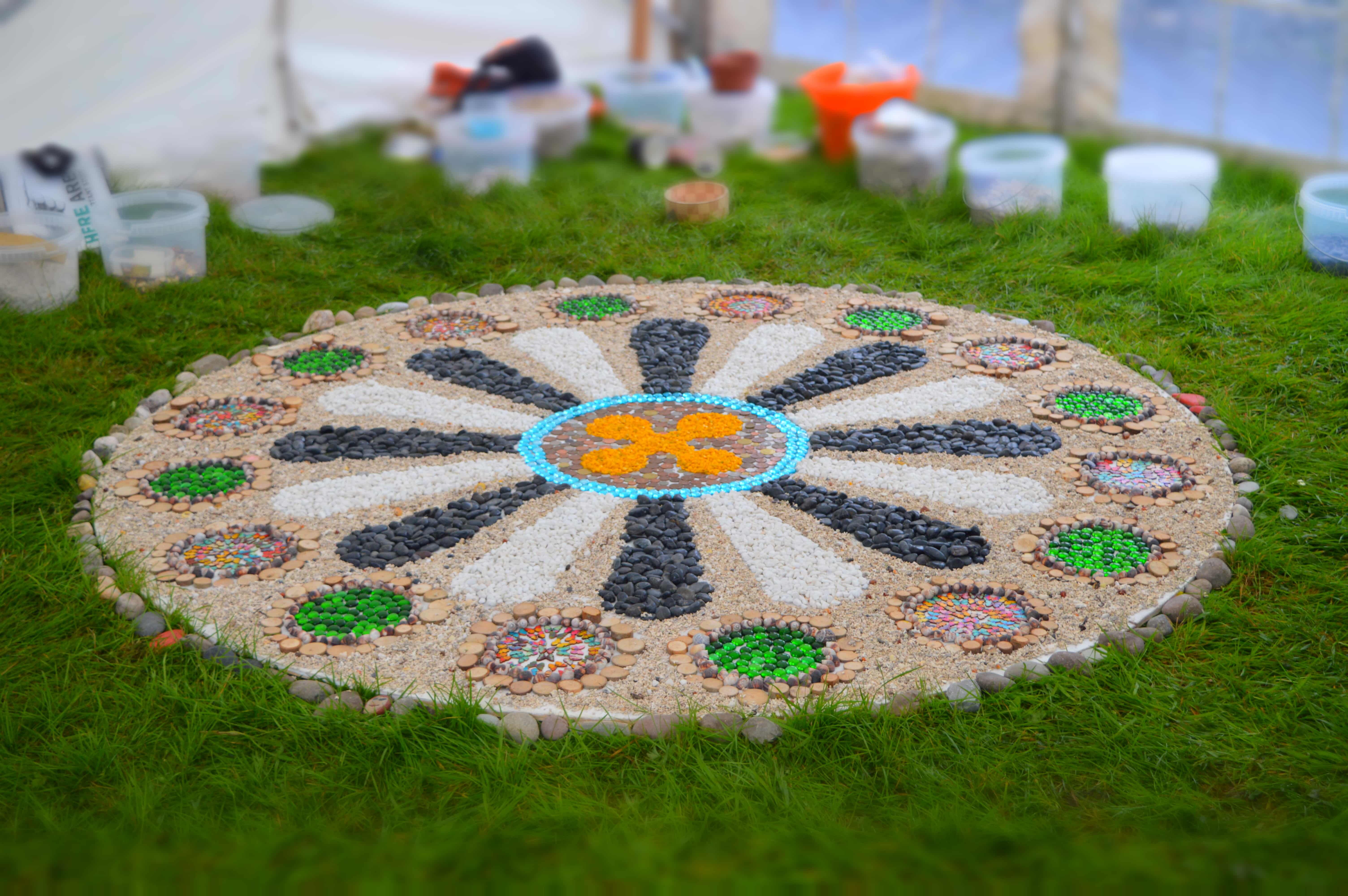 Community Mandala at Walled Town Day