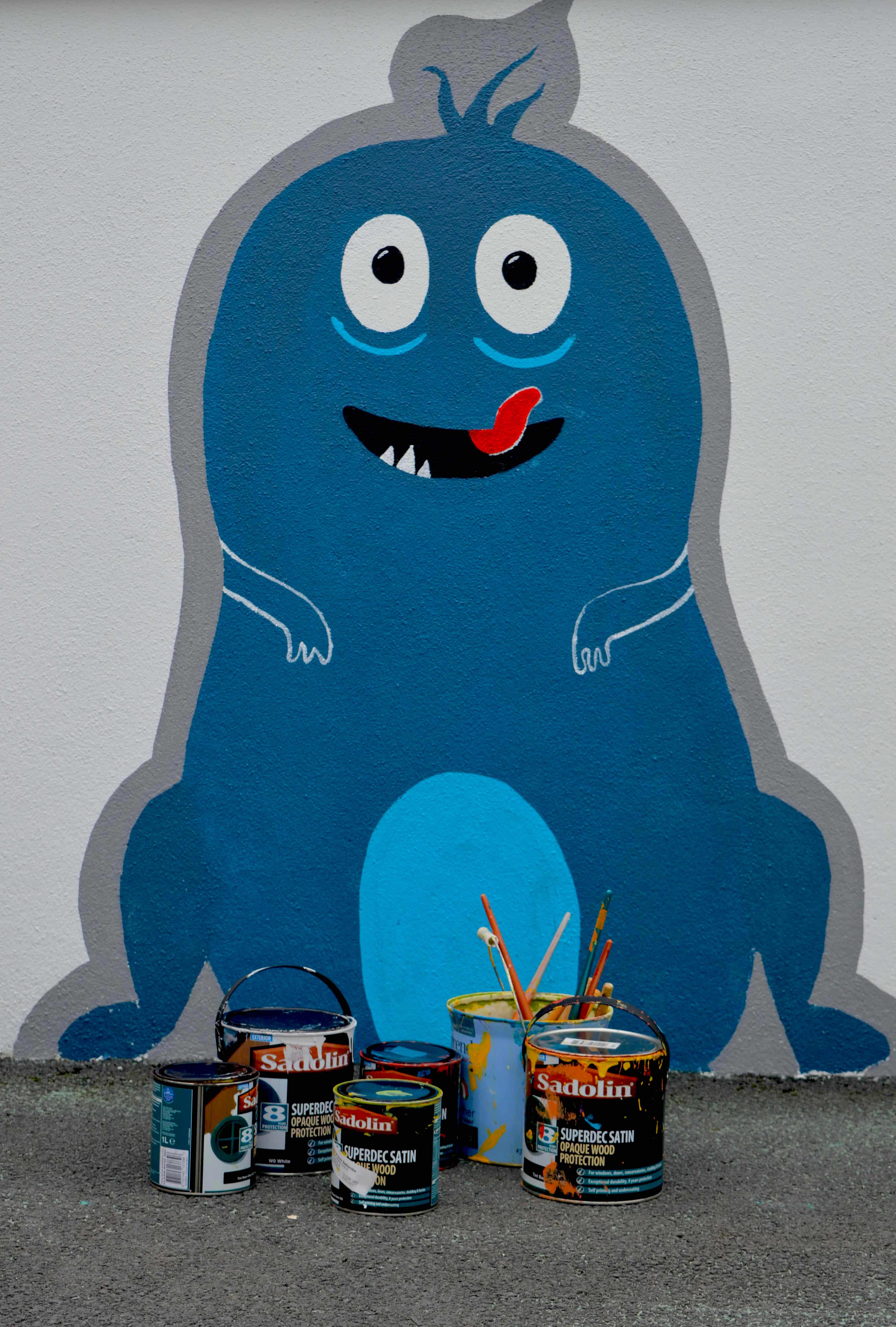 Artistic Mural at Play-school Mayo