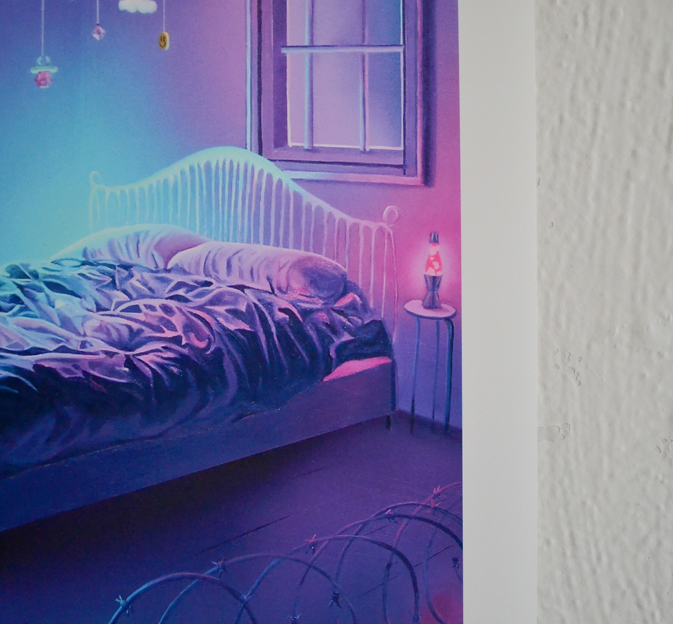 Thumbnail: "Sleep It Off" 12 x 15 in. limited edition embellished print