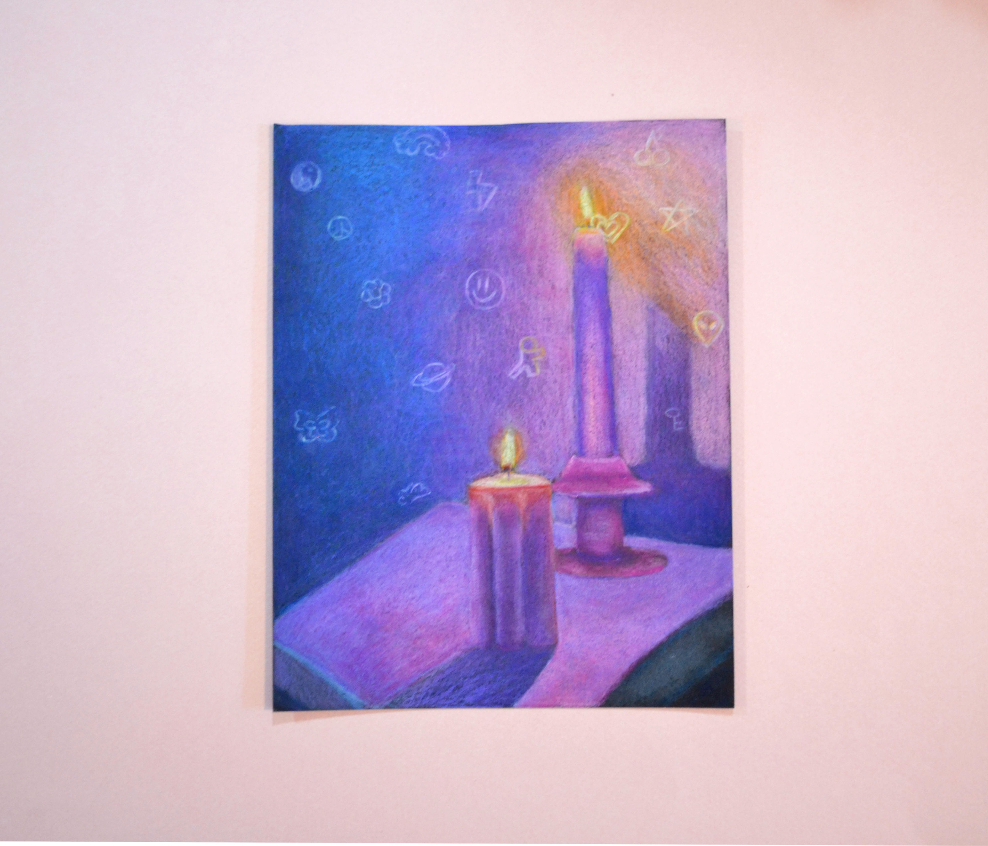 Illuminated Symbol Room Sketch, 7 x 8 in.