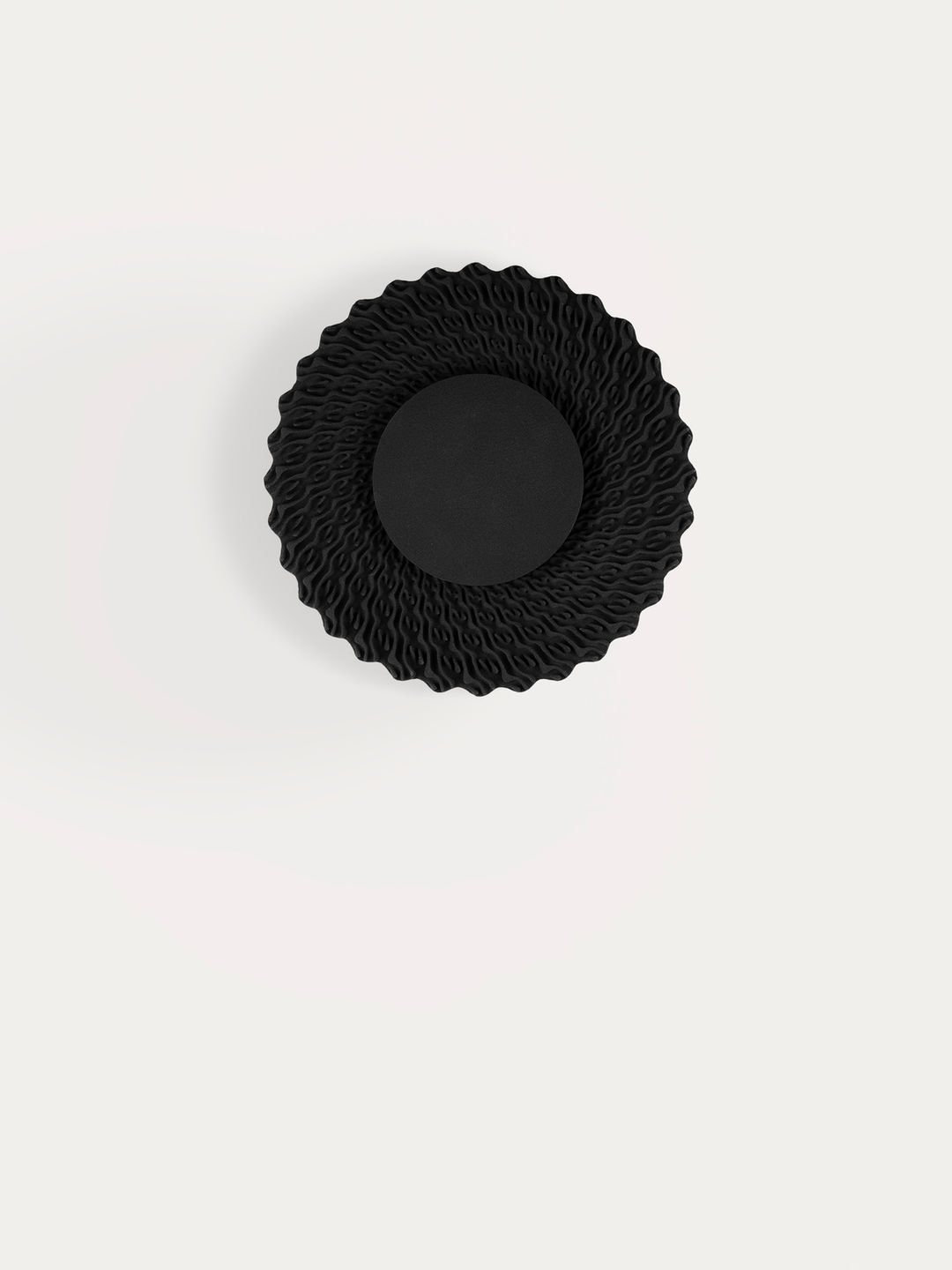 Sun VXS3 Wall Lamp, black quartz sand wall light by Rollo Studio, view 5