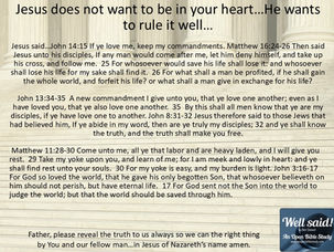 Who do you love most…Jesus our some other…