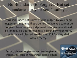 How many times do you forgave someone who asks…