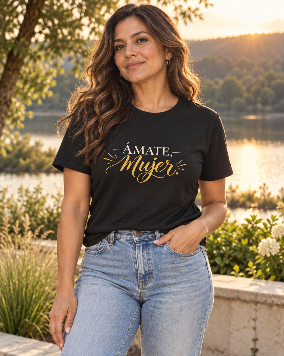 Ámate, Mujer — Inspirational Spanish Tee