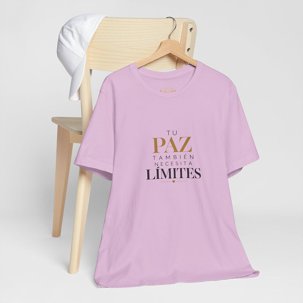 Miniatura: “Tu Paz También Necesita Límites” Spanish Positive Message Tee