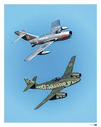 Messerschmitt 262 + Mig-15 // Villaroche (France) // Septembre 2023 Boeing B-17 Flying Fortress // Villaroche (France) // Septembre 2023