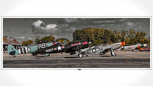 P-51D Mustang + F-4U Corsair + Sea Fury + A-1 Skyraider // Villaroche (France) // Septembre 2024