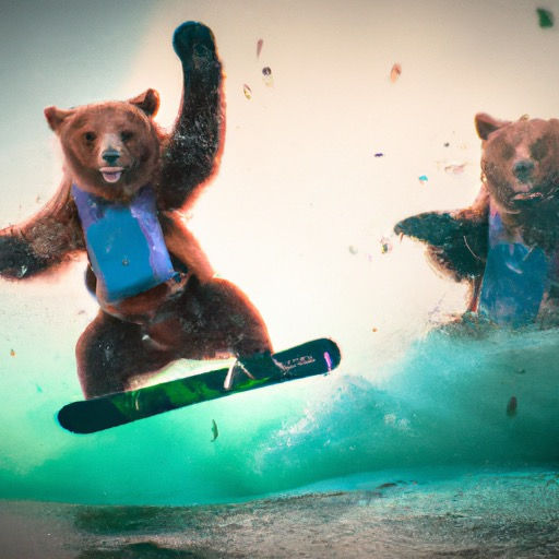 Bear at play.