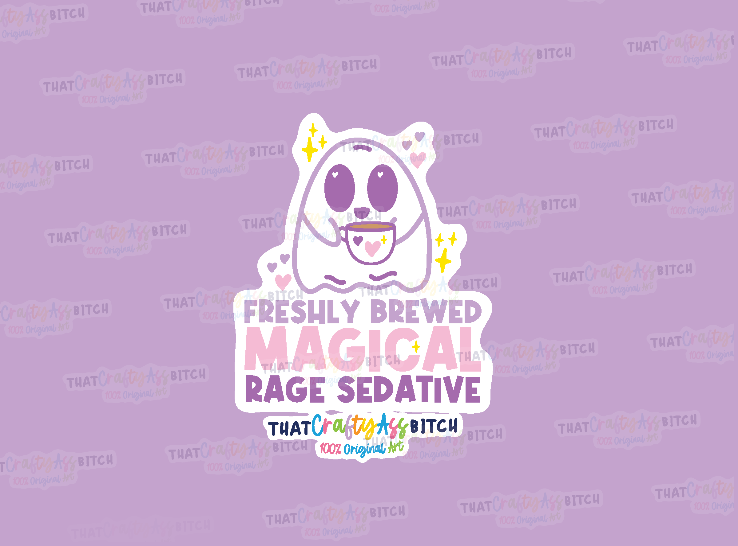 Freshly brewed magical rage sedative original design