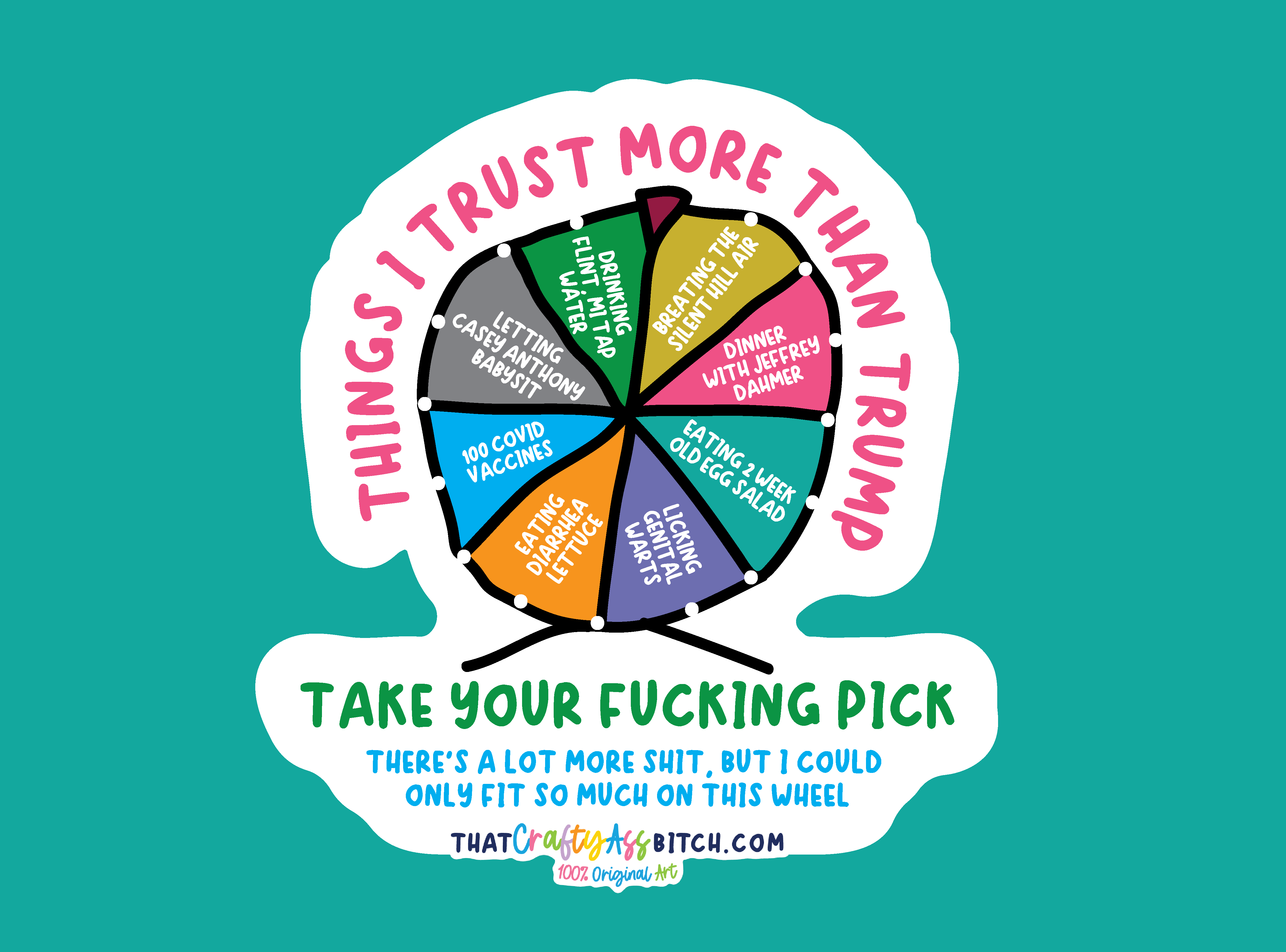 Things I trust more than Trump original design
