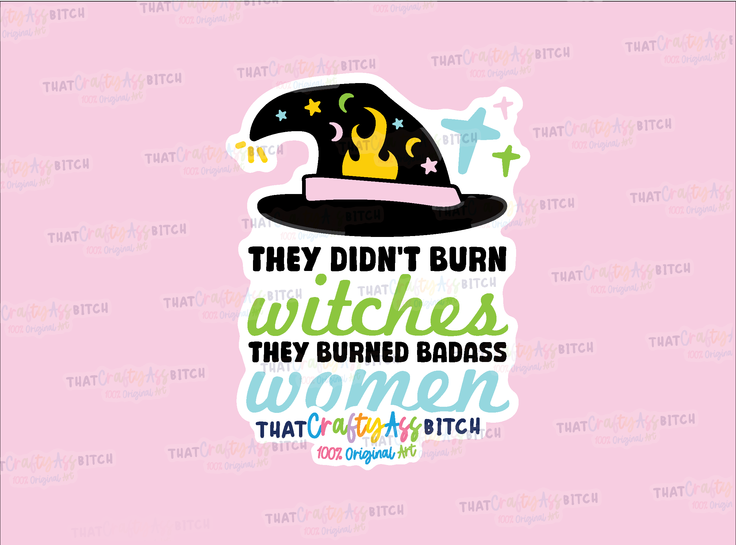 They didn't burn witches original design