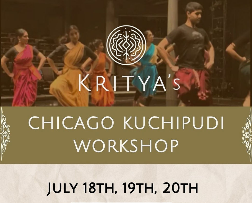 Kritya’s Chicago Kuchipudi Workshop 2025