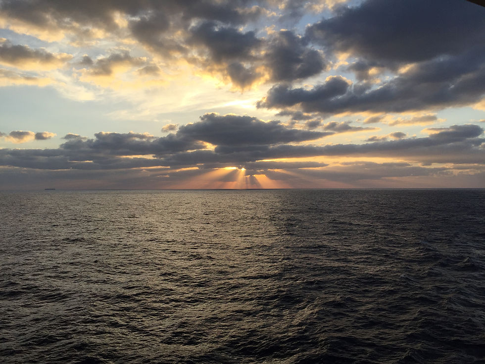 Sunset over the Red Sea