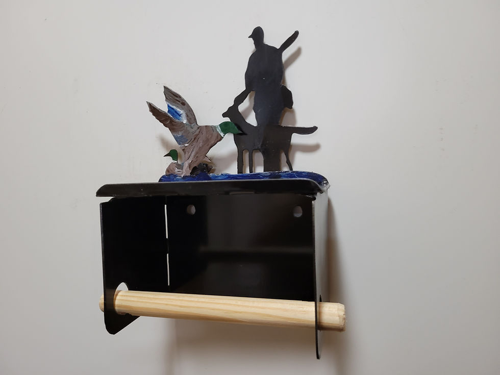 Thumbnail: Upgrade your bathroom with this unique and practical toilet paper holder that combines rustic charm with everyday functional