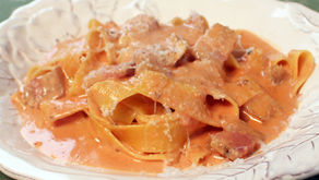 パッパルデッレのトマトクリームソース