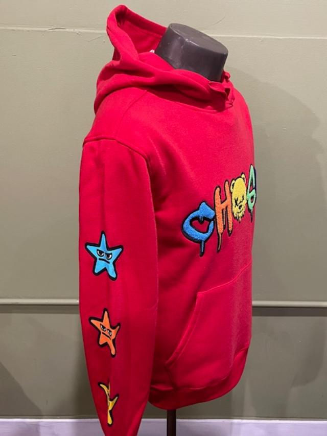 Thumbnail: Bleecker&Mercer hoody sweater pullover red side pockets