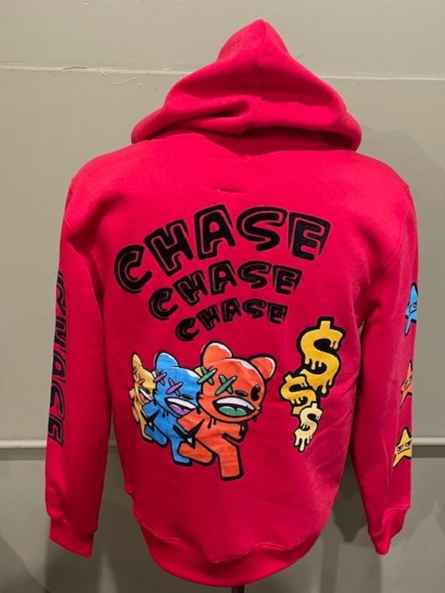 Thumbnail: Bleecker&Mercer hoody sweater pullover red side pockets