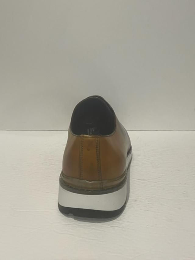 Thumbnail: Emilio Franco shoes sneaker casual italian leather brown oxford