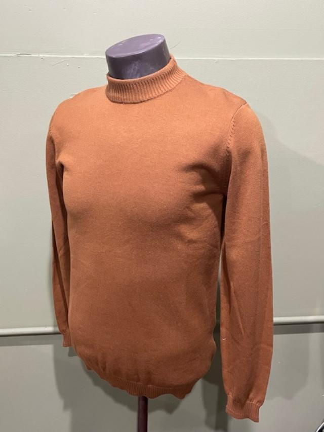 Thumbnail: Lavane sweater shirt mock neck mustard regular fit