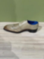 Thumbnail: Emilio Franco dress shoes double monk strap taupe leather calf 13