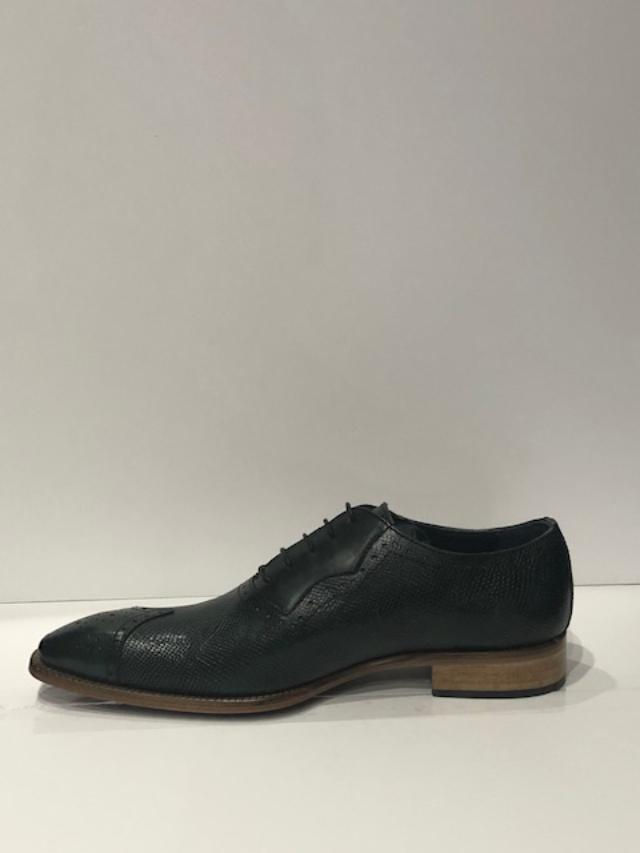 Thumbnail: Duca shoes hunter green atalian leather point toe oxford