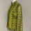 Thumbnail: Vera Pelle jacket women suede snake print green zipper front medium