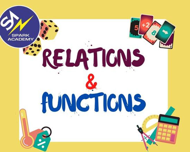 Relations and Functions