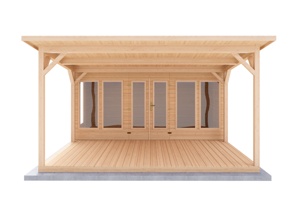 Miniatura: Zahradní domek Sydney s terasou