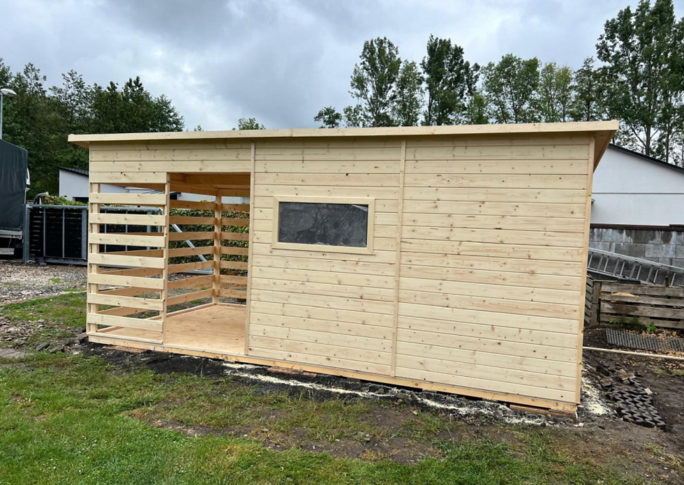 Miniatura: Zahradní domek Madrid s terasou