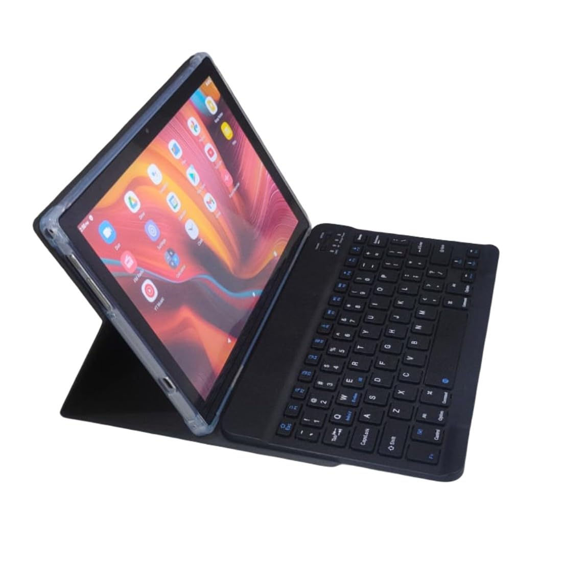 N20 Plus 4G Tablet with Wireless Bluetooth Rechargeable Keyboard & Foldable Back