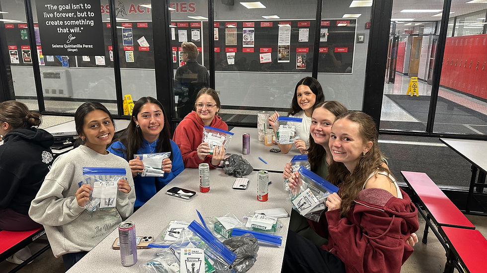 4/11/26: Packing 300 Hygiene Kits With Mundelein NHS!