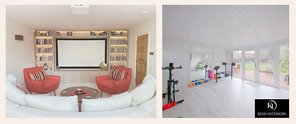 luxury gym, luxury cinema room interior designer, luxury interior designer, kidd interiors, entertainment interior designer