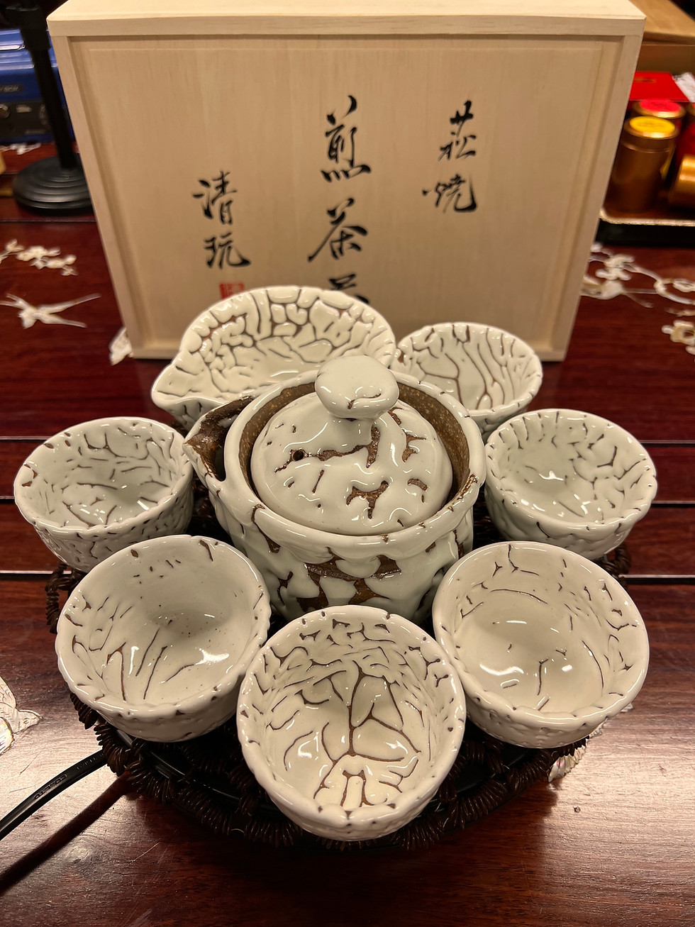 サムネイル： 山根清玩　萩焼　茶器