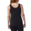 Thumbnail: 32 Degrees Cool Women's Soft Ribbed Fabric with Built-In-Bra Top, Black,Size XXL