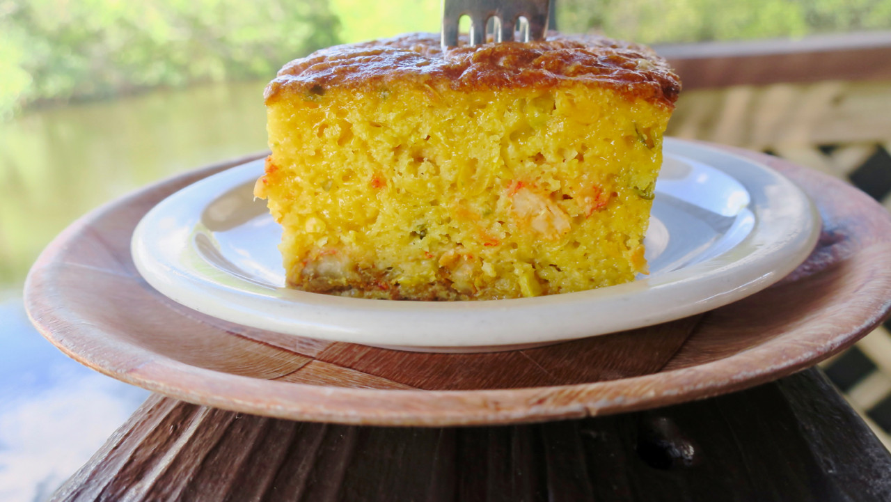 Crawfish Cornbread
