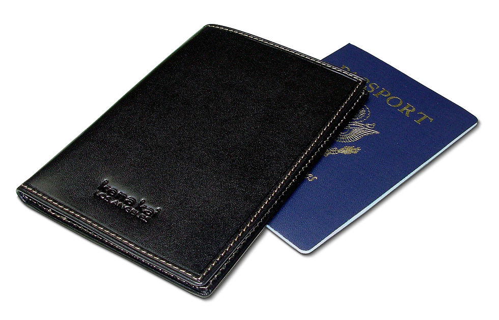 Thumbnail: DataSafe® Italian Leather Passport Security Wallets - Black or Brown