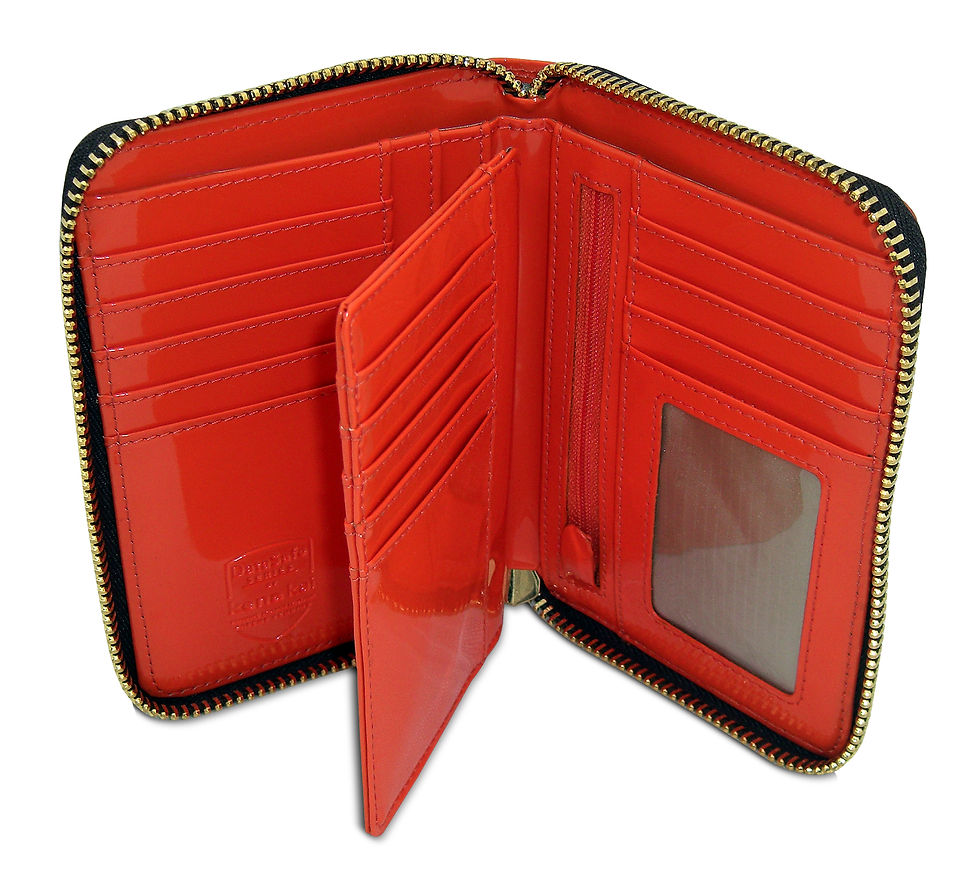 Thumbnail: DataSafe RFID Security "Rio" High-gloss Zippered Wallet
