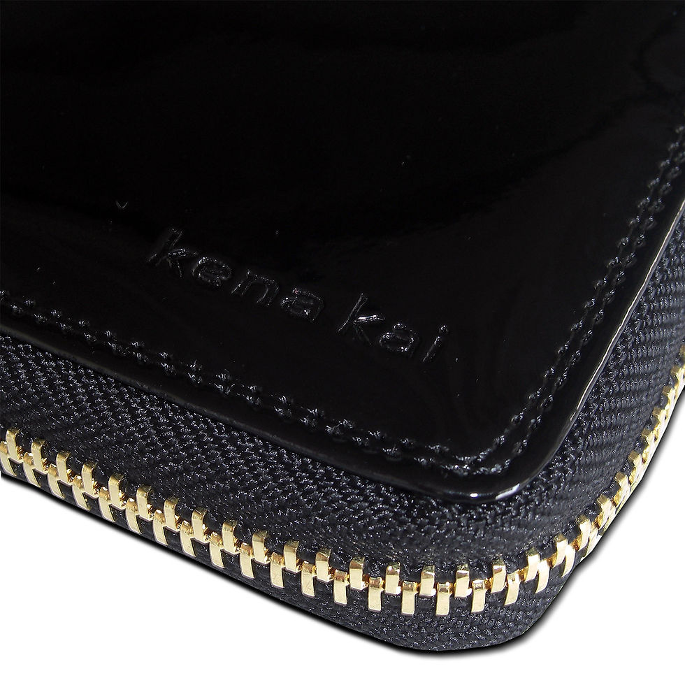 Thumbnail: DataSafe RFID Security "Rio" High-gloss Zippered Wallet