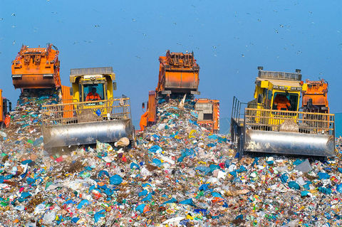 Abfallwirtschaft Anlass Alltag Entsorgung Industriefotografie 