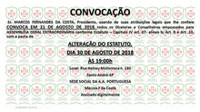 Convocação da Diretoria e Conselheiros