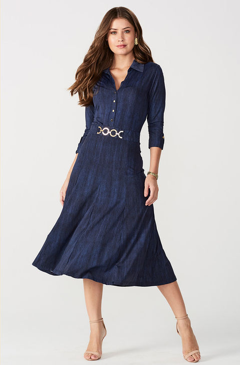 One Up Collection – Dark Jeans Dress