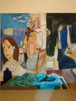mix on canvas