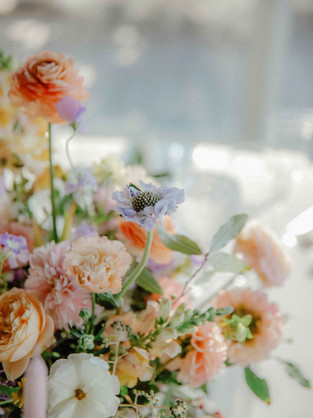 new york upstate forest wedding floral arrangement