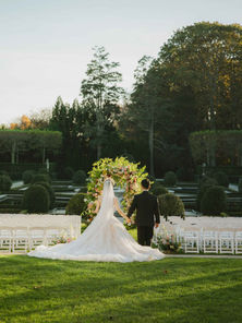 Natural wild feeling castle wedding