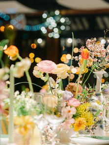 Riverside Cafe Warm Floral Dinner Party